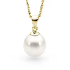 Allura 9k Pearl Drop Necklace
