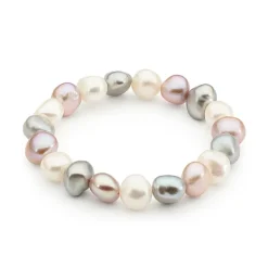 Allura La Perla Multi Pearl Elastic Bracelet
