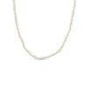 Allura Micro Fresh Water Pearl Necklace | Silver | 40cm