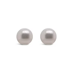 Allura 8mm Fresh Water Pearl Stud Earrings | Silver RH
