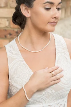 Allura Stg AA Grade 45cm 7-7.5mm FWP 45cm Pearl Strand