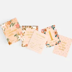 Baby Milestone Cards - Floral
