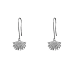 Boh Runga Mini Fantail Hook Earrings | Sterling Silver