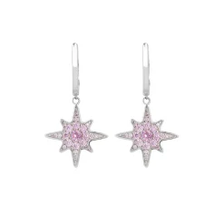 Boh Runga Starburst Rosey Huggie Earrings
