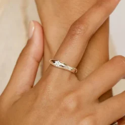 By Charlotte | Align Your Soul | Silver | Ring | Size R