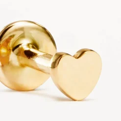 By Charlotte | 14k Solid Gold | Sweetheart Cartilage | Flatback Earring