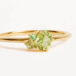 By Charlotte | Kindred | 18k Gold Vermeil | Birthstone | August | Ring | Size N