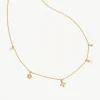 By Charlotte | Live in peace | 18k Gold Verrmeil | Fresh water pearl | Chocker | 41cm