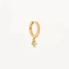 By Charlotte | Magical Dreams | 14k Yellow Gold | Cubic Zirconia | Single Hoop Earring