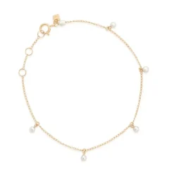 By Charlotte | Peace Lover | 14k Yellow Gold | Fresh Water Pearl | Bracelet