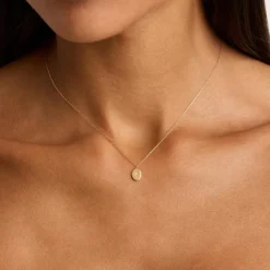 By Charlotte | Shine Your Light | 14k Soild Gold | Diamond | Necklace | 45cm