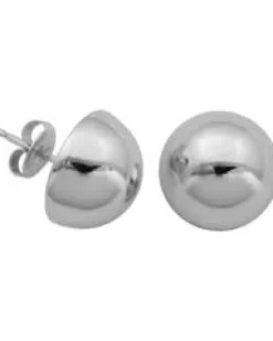 Celesti 'Gleam' Mini Dome Earrings | Silver | 6mm