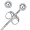 Celesti 'Gleam' Sterling 3mm Ball Stud Earrings | Silver