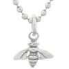 Celesti Silver 'Buzzing' Bee Necklace | Silver