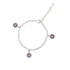 Charlie & Rose Flower Charm Bracelet | Silver