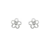 Charlie & Rose Open Flower Earrings | Silver RH