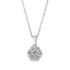 14ct White Gold Diamond Necklace