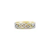 9ct Yellow Gold & Palladium Celtic Class "Infinity" Ring "NZ Made"