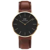 Daniel Wellington Classic St Mawes | Black Dial | Gold