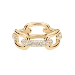Daniel Wellington Crystal Link Ring | Gold CZ | 58