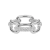 Daniel Wellington Crystal Link Ring | Brass | Silver | 58