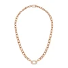 Daniel Wellington Crystal Link Necklace | Rose Gold