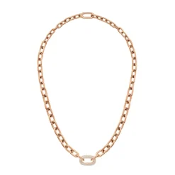 Daniel Wellington Crystal Link Necklace | Rose Gold