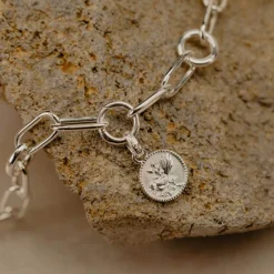 Evolve | Fantail Coin | Silver | Pendant Charm