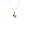 Evolve | Fantail Coin | Yellow Gold Plated | Necklace