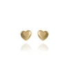 Evolve | Mini Heart | Yellow Gold | Vermeil | Stud Earrings