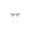 Evolve | Mini Paua Heart | Silver | Stud Earrings
