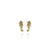 Evolve | Mini Seahorse | Gold Plated | Studs