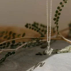 Evolve Mini Letter 'M' Necklace