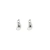 Freeflow Silver Huggie Earrings