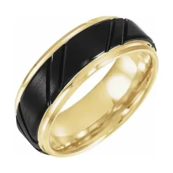 Gents Tungsten Ring