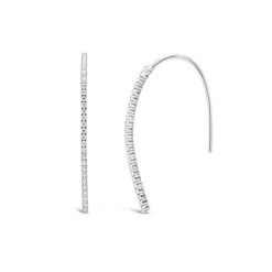 Grace 'Courage' Line Drop Earrings