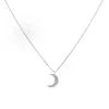 Grace 'Glow' Moon Necklace | Sterling CZ RH | 45cm