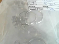 Grace 'Positivity' Solitaire Hoop Earrings | Silver CZ RH