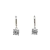 Grace 'Simplicity' Huggie Hoop Earrings | Silver CZ RH