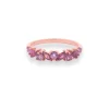 9k Rose Gold Pink Amethyst & Tourmaline Ring