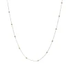 9k Yellow Gold Cable Link & Ball 45cm Chain