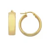 9k Yellow Gold Comfort Tube Earrings