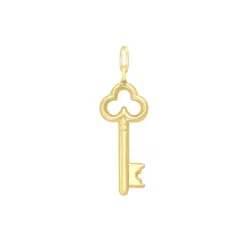 9k Yellow Gold Key Necklace