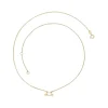9k Yellow Gold Libra Zodiac Necklace