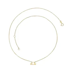 9k Yellow Gold Libra Zodiac Necklace
