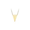 9k Yellow Gold Pyramid Necklace