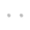 KA Guiding Star Stg Silver CZ Star Stud Earrings