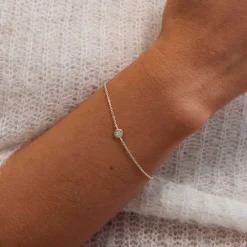 KA Guiding Star Stg Silver CZ Bracelet