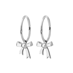 Karen Walker Bow Sleeper Earrings | Silver