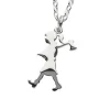 Karen Walker 50cm Sterling Silver Girl With Axe Necklace